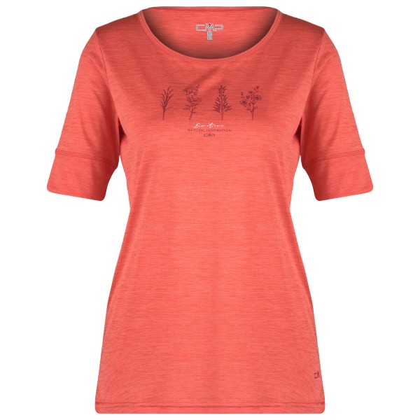 CMP - Women's Shortsleeve Light Mealnge T-Shirt - Funktionsshirt Gr 34;36;38;40;42;44;46;48;50 blau;rosa;rot von CMP