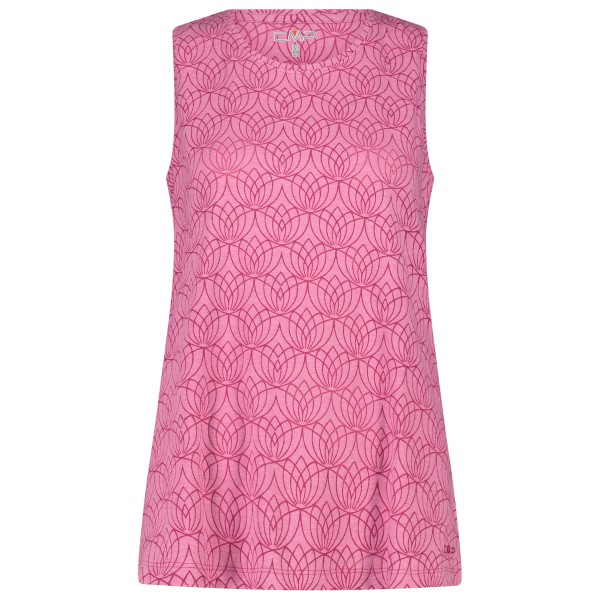 CMP - Women's Sleeveless Burnout Jersey T-Shirt - Top Gr 48 rosa von CMP