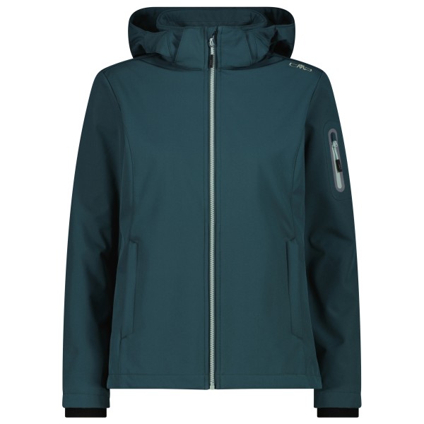 CMP - Women's Softshell Jacket Zip Hood - Softshelljacke Gr 44 blau CMP - Women's Softshell Jacket Zip Hood - Softshelljacke Gr 44 blau von CMP