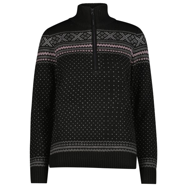 CMP - Women's Sweat Knitted Yarn 7H76505 - Pullover Gr 36 schwarz von CMP