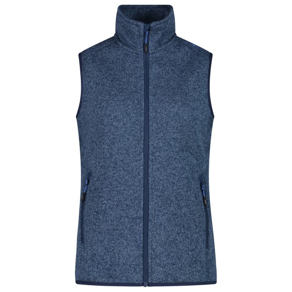 CMP - Women's Vest Jacquard Knitted - Fleeceweste Gr 40 blau von CMP