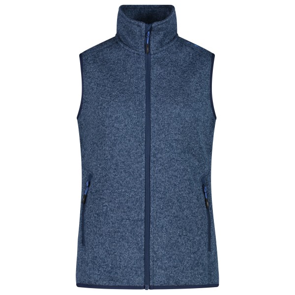 CMP - Women's Vest Jacquard Knitted - Fleeceweste Gr 48 blau von CMP