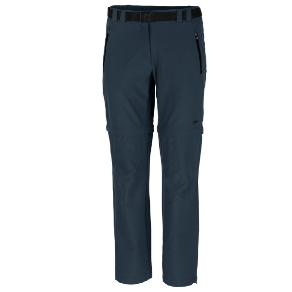 CMP - Women's Zip Off Pant - Zip-Off-Hose Gr 34;36;38;40;42;44;46;48;50 blau;schwarz von CMP