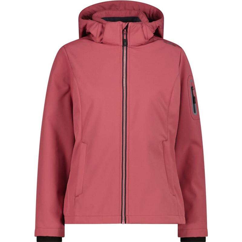 CMP Zip Hood Damen Softshelljacke peony 42 von CMP