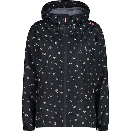 CMP wasserdichte Damenjacke mit Kapuze, ur Antracite-orchidea,40 von CMP