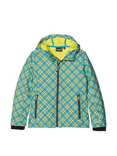 CPM Softshelljacke türkis/gelb 8 Jahre (128 cm) von CMP