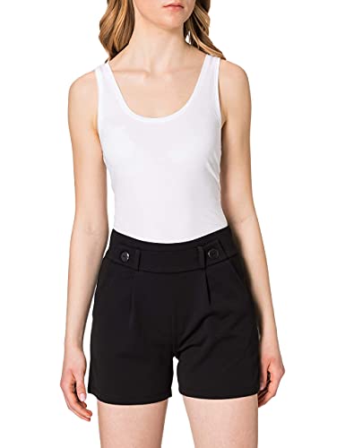 JDY Damen JDYGEGGO JRS NOOS Shorts, Black/Detail:Black Button, XL von CMP