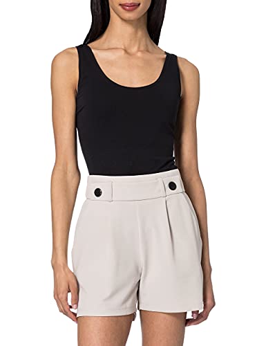 JDY Damen JDYGEGGO JRS NOOS Shorts, Chateau Gray/Detail:Black Button, XL von CMP