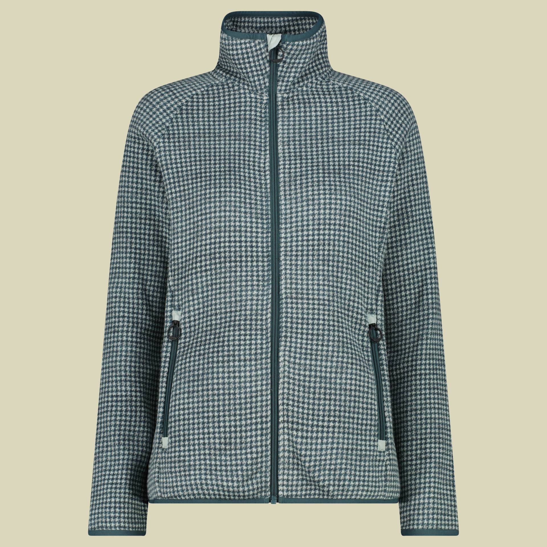 Woman Jacket Printed Knitted 36 grün - Farbe jade trek green von CMP