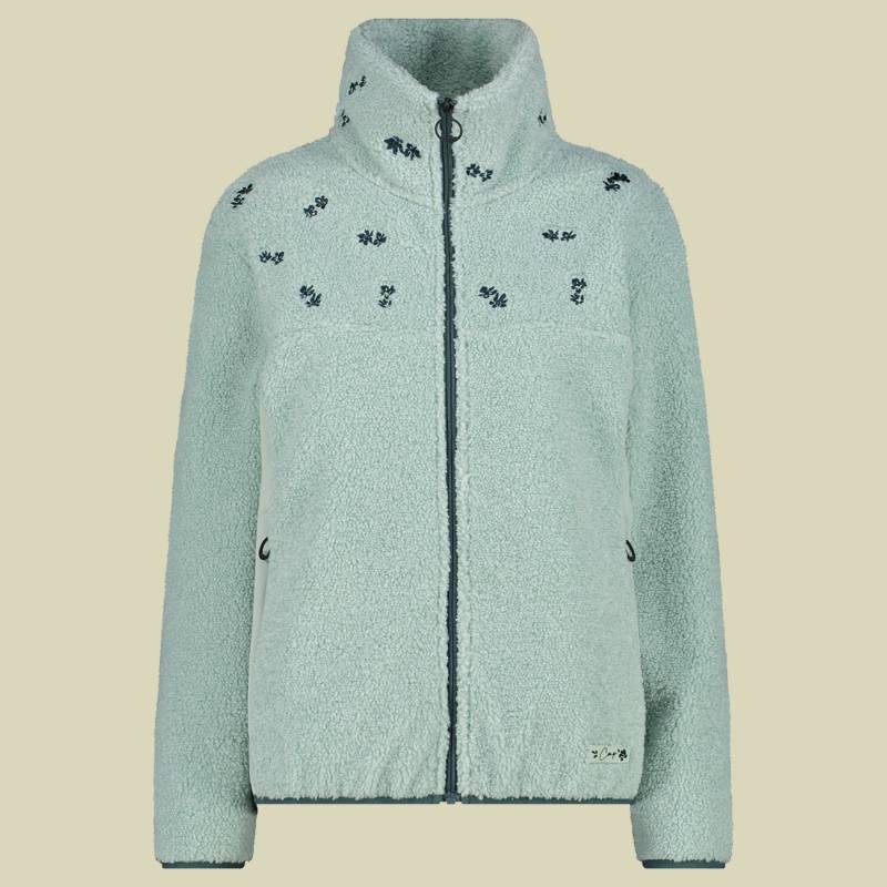 Woman Jacket Teddy Fur 44 grün - Farbe jade melange von CMP