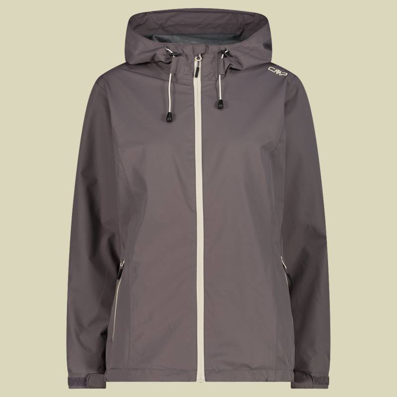 Woman Rain Jacket Fix Hood 39X6636 braun 44  - Q955 terra von CMP