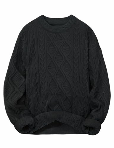 CMTOP Pullover Damen Winter Langarm Strickpullover Warm Lässige Winterpullover Rundhals Oversize Grobstrick Pulli Elegante Weich Bequem Jumper Sweater Lose Tops CMTOP Pullover Damen Winter Langarm Strickpullover Warm Lässige Winterpullover Rundhals Oversize Grobstrick Pulli Elegante Weich Bequem Jumper Sweater Lose Tops von CMTOP