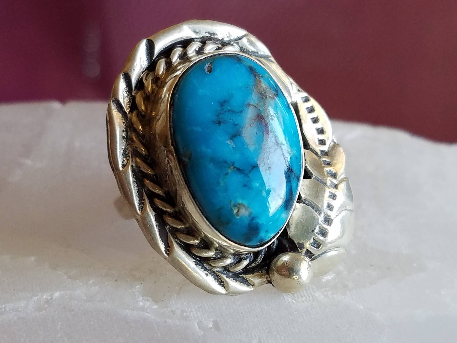 Türkis Ring Mit Silberfassung - 323 Größe 6 Türkis Ring Mit Silberfassung - 323 Größe 6 von CMVintageJewelry
