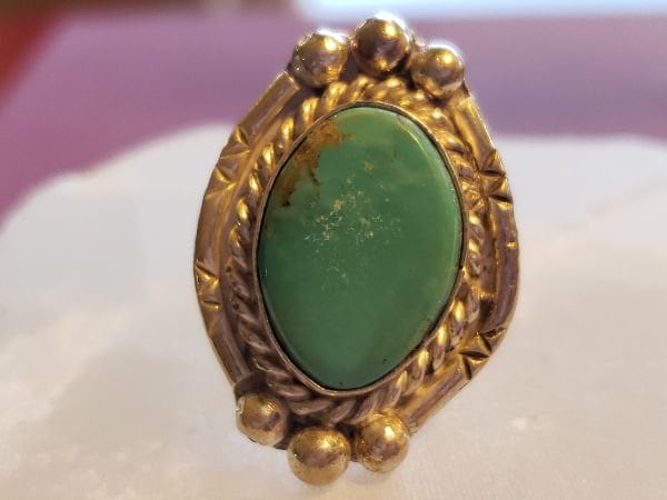 Türkis Ring Mit Silberfassung - 409 Größe 6 Türkis Ring Mit Silberfassung - 409 Größe 6 von CMVintageJewelry
