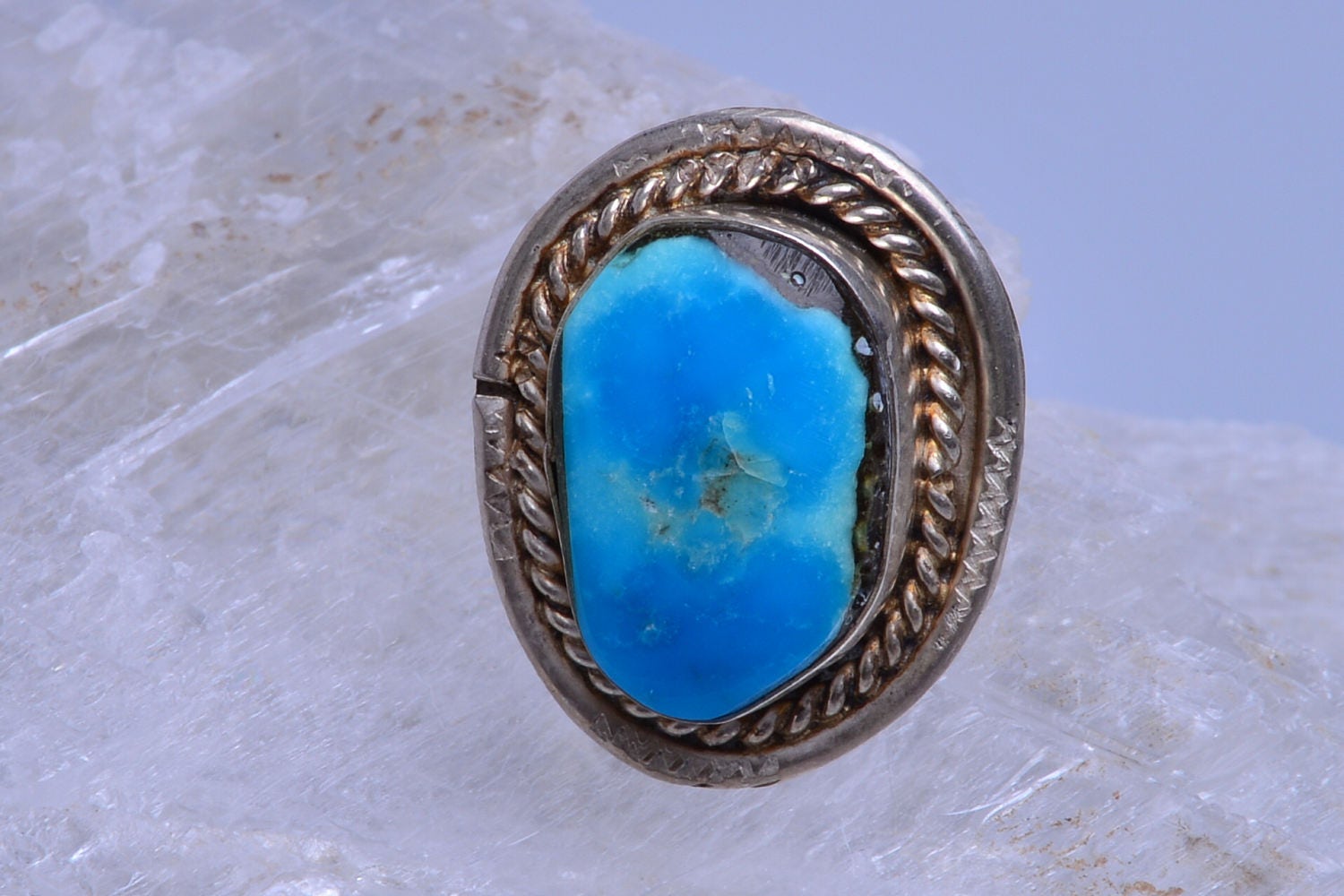 Türkis Ring Mit Sterling Silber Einstellung - 168 Türkis Ring Mit Sterling Silber Einstellung - 168 von CMVintageJewelry