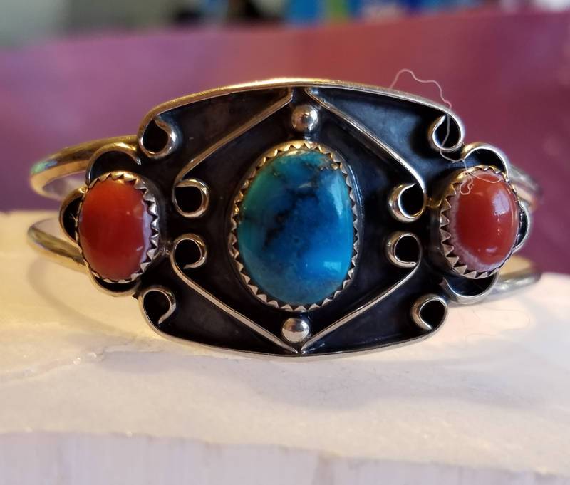 Türkis Und Karneol Armreif - 313 Türkis Und Karneol Armreif - 313 von CMVintageJewelry