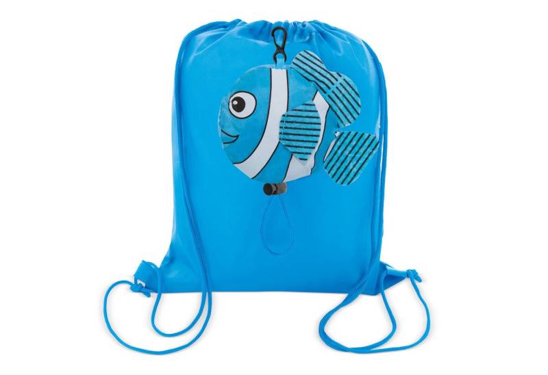 CN Club Nautico Freizeitrucksack Faltbarer Rucksack (Turnbeutel) Kinder "Fisch" von CN Club Nautico