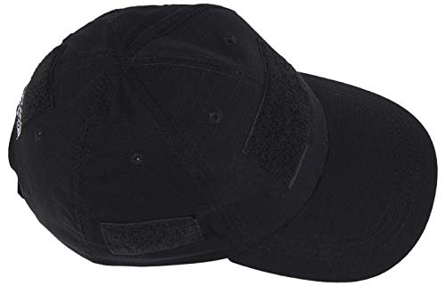 Tactical Baseball Cap mit Klett Einsatzcap Basecap Army Armee Mütze Tarncap Schwarz von CN