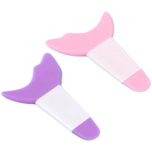 2pcs Eyeliner-Schablone, 2-in-1-Mascara und Eyeliner Guide, 2, 8 Zoll wiederverwendbares Plastik-Mascara-Wachmann für Heimreise. von CNAFGBGG