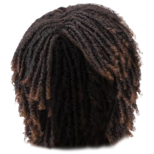 Afro -Perücken für schwarze Frauen 6 Zoll natürliche und dicke Afro -Perücke mit atmungsaktivem Haarnetz Easy Matching Synthetic Curly Perücke für tägliche, Party, Cosplay. Afro -Perücken für schwarze Frauen 6 Zoll natürliche und dicke Afro -Perücke mit atmungsaktivem Haarnetz Easy Matching Synthetic Curly Perücke für tägliche, Party, Cosplay. von CNAFGBGG