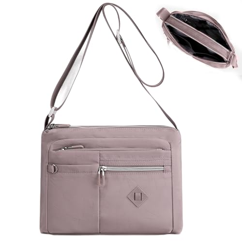 Crossbody Bag für Frauen wasserdichte Modetasche Reißverschluss Schulter mit verstellbarem Riemen Mehrfach-Taschen-Handtaschen Ladies Geldbörse Leichte Messenger-Schulter. Crossbody Bag für Frauen wasserdichte Modetasche Reißverschluss Schulter mit verstellbarem Riemen Mehrfach-Taschen-Handtaschen Ladies Geldbörse Leichte Messenger-Schulter. von CNAFGBGG