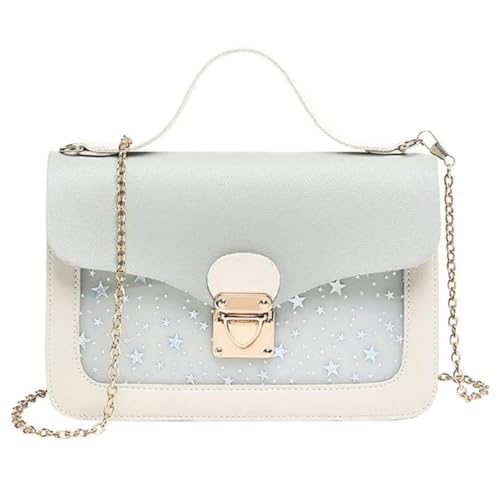 Frauen Kettenhandtaschen kleine Mädchen süße Messenger -Tasche Mini PU Leder Square Bag Grey .. Frauen Kettenhandtaschen kleine Mädchen süße Messenger -Tasche Mini PU Leder Square Bag Grey .. von CNAFGBGG