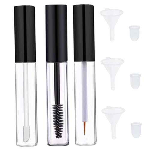 Leere Mascara -Röhre und Zauberstab 3pcs 10 ml leere Lipgloss -Röhrchen Transparente Eyeliner -Rohr mit Gummieinsätzen und Trichter für DIY -Rizinusöl... Leere Mascara -Röhre und Zauberstab 3pcs 10 ml leere Lipgloss -Röhrchen Transparente Eyeliner -Rohr mit Gummieinsätzen und Trichter für DIY -Rizinusöl... von CNAFGBGG