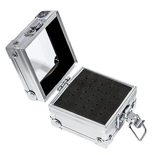 Nagelbohrbits Box Nagelpolierkopf Metall Organizer Maniküre Tools Speicherhülle ... von CNAFGBGG
