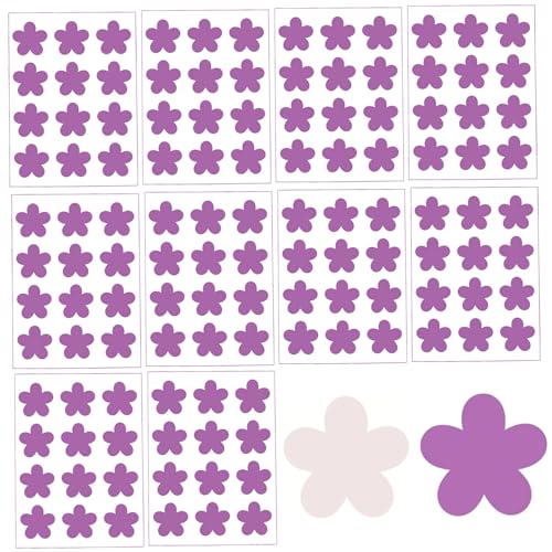 UV -Aufkleber für Sonnenschutzmittel, 120pcs Blumenform UV -Erkennungsaufkleber, wasserdicht wiederverwendbares Sonnenschutzfaktor erneut an die Erinnerung. von CNAFGBGG