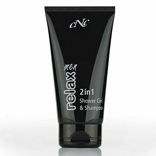 CNC cosmetic - 2in1 Shower Gel & Shampoo - men relax - Duschgel und Shampoo in einem, für gepflegte Männerhaut - Kokosbetain, Glycerin -150 ml von CNC cosmetic