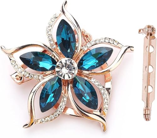 CNDBAHHE Schalring, Schalclip, Schalringe Seidenschal Verschluss Brosche Clip Wäscheklammer Knoten for Frauen von CNDBAHHE