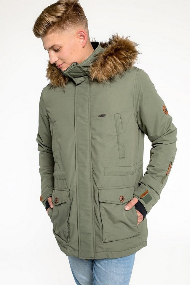 CNSRD Funktionsparka TRAVIS PARKA CS MEN mit hochschließendem Kragen und Kapuze von CNSRD