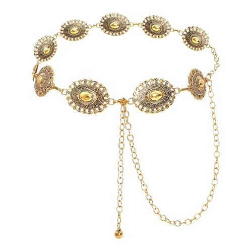 2 Pcs Frauen Taille Ketten Metall Gürtel Ketten for Decor Frauen Einstellbare Kleider Taille Link Kette Gürtel von CNYUON