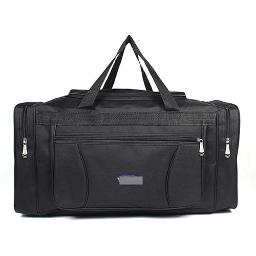 2PCS Große Kapazität Reise Seesack 85L Schulter Sporttasche Frauen Oxford Faltbare Große Reisetasche Männer Fitness Gepäck Tasche(B-Black) von CNYUON