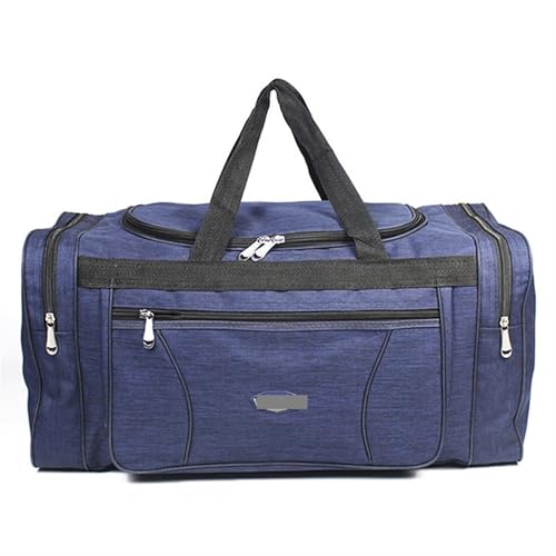 2PCS Große Kapazität Reise Seesack 85L Schulter Sporttasche Frauen Oxford Faltbare Große Reisetasche Männer Fitness Gepäck Tasche(B-Blue) von CNYUON