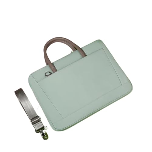 Business Aktentasche for Frau Große Kapazität Umhängetasche Oxford Wasserdichte Computer Lagerung Laptop Tasche(Green 15 inch) von CNYUON
