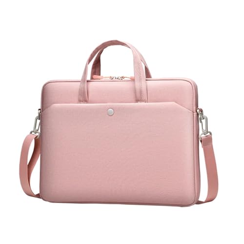 CNYUON Laptop-Hülle, Notebook-Tasche, Umhängetasche, Aktentasche, Computer-Tasche(Pink,15.6-16.1 Inch) von CNYUON