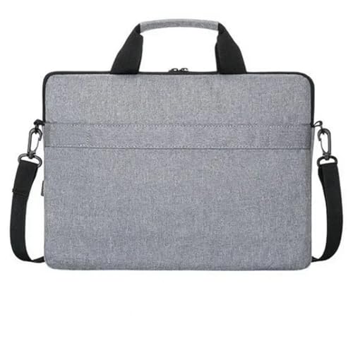 CNYUON Laptoptasche, Hülle, Schultertasche, Notebooktasche, Aktentaschen, Computertasche(Gray,15 15.6inch) von CNYUON