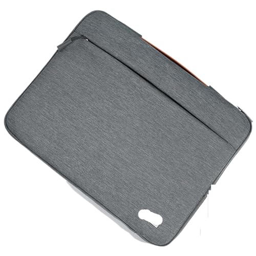 CNYUON Laptoptasche mit mehreren Taschen und stoßfestem Griff(Gray,15.3-16.2inch) von CNYUON