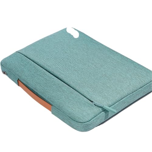 CNYUON Laptoptasche mit mehreren Taschen und stoßfestem Griff(Green,15.3-16.2inch) von CNYUON
