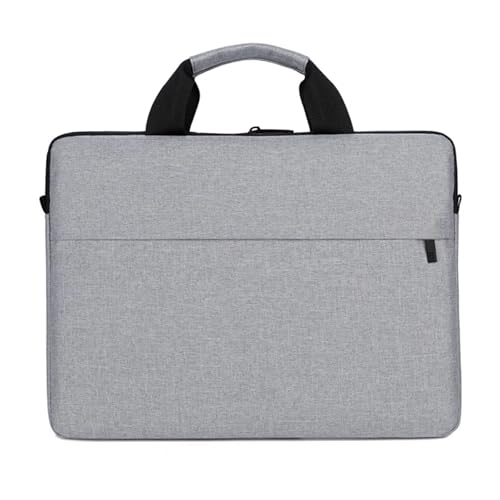 Computertasche Laptoptasche Damen 13,3 14,1 15,6 17 Zoll Büro Notebook Hülle Tasche Reise Computer Handtasche(Gray,15.6-inch) von CNYUON