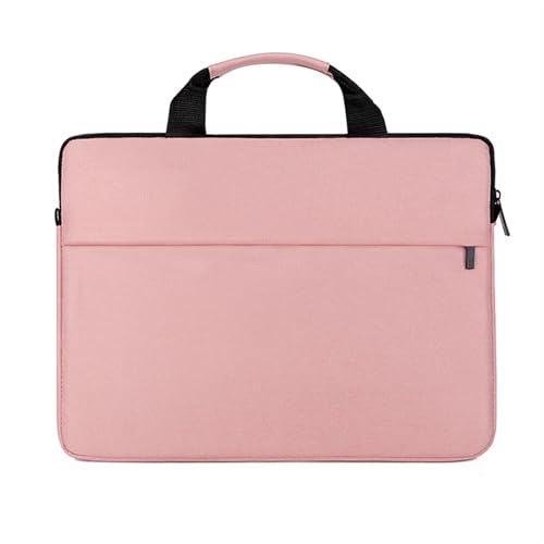 Computertasche Laptoptasche Damen 13,3 14,1 15,6 17 Zoll Büro Notebook Hülle Tasche Reise Computer Handtasche(Pink,13.3-inch) von CNYUON