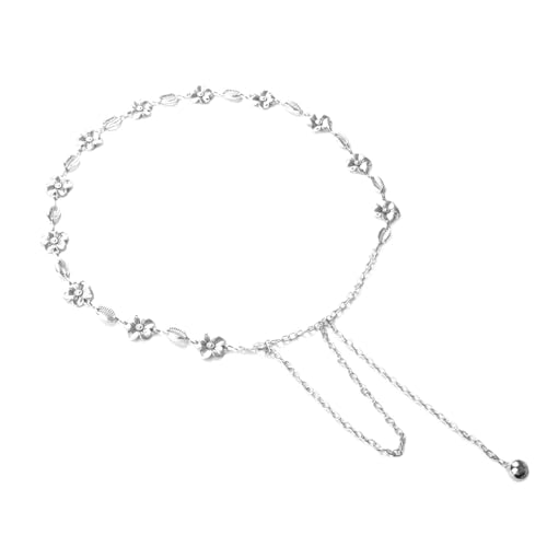 Einlagige Taillenketten Blumenlegierung Taillenkette for Kleiderdekor Damen Körperkette Schmuck von CNYUON