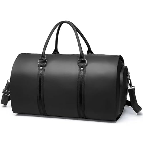 Faltbare männliche Anzug-Organizer mit großem Fassungsvermögen, Reisetasche, multifunktionale Sporttasche, Handtasche, Faltbare Business-Modelle-Gepäcktasche(Black 1) von CNYUON