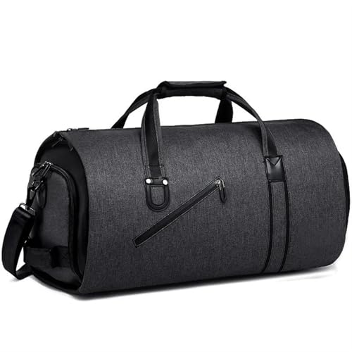 Faltbare männliche Anzug-Organizer mit großem Fassungsvermögen, Reisetasche, multifunktionale Sporttasche, Handtasche, Faltbare Business-Modelle-Gepäcktasche(Black 2) von CNYUON