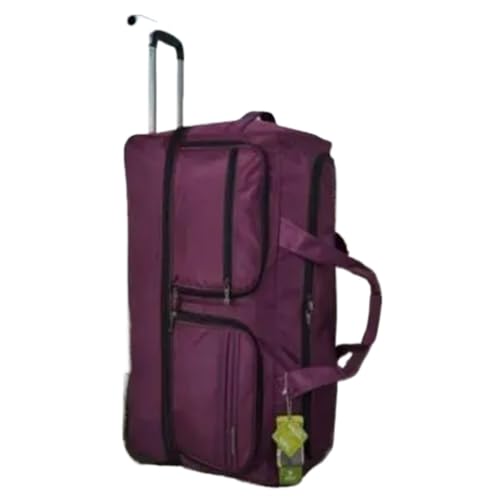 Reisetasche Mit Rollen Große Kapazität Männer Trolley Taschen Rollen Tasche Reise Gepäck Koffer Reise Roll Taschen Auf Rädern Gepäck Taschen FüR Reisen, Arbeit(32 inch Purple) von CNYUON