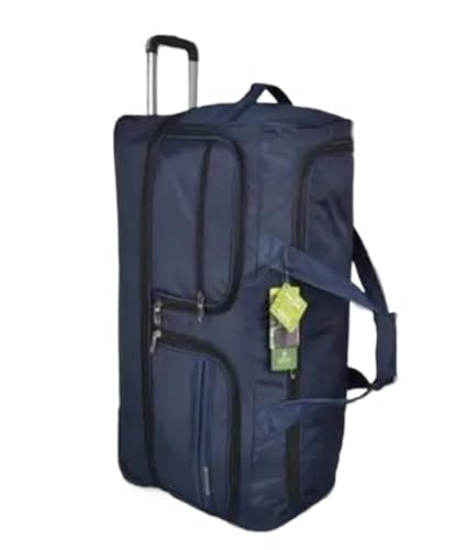 Reisetasche Mit Rollen Große Kapazität Männer Trolley Taschen Rollen Tasche Reise Gepäck Koffer Reise Roll Taschen Auf Rädern Gepäck Taschen FüR Reisen, Arbeit(34 inch Blue) von CNYUON