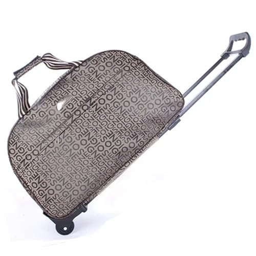 Reisetasche Mit Rollen Trolley-Tasche Business Kurzreisegepäck Rolltasche Trolly Koffer Wasserdicht Mode Herren Damen Reisetaschen mit Rollen FüR Reisen, Arbeit(Style 1) von CNYUON