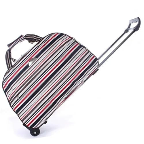 Reisetasche Mit Rollen Trolley-Tasche Business Kurzreisegepäck Rolltasche Trolly Koffer Wasserdicht Mode Herren Damen Reisetaschen mit Rollen FüR Reisen, Arbeit(Style 2) von CNYUON