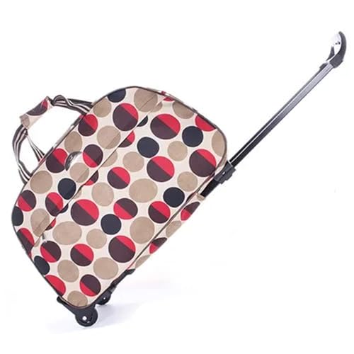 Reisetasche Mit Rollen Trolley-Tasche Business Kurzreisegepäck Rolltasche Trolly Koffer Wasserdicht Mode Herren Damen Reisetaschen mit Rollen FüR Reisen, Arbeit(Style 7) von CNYUON